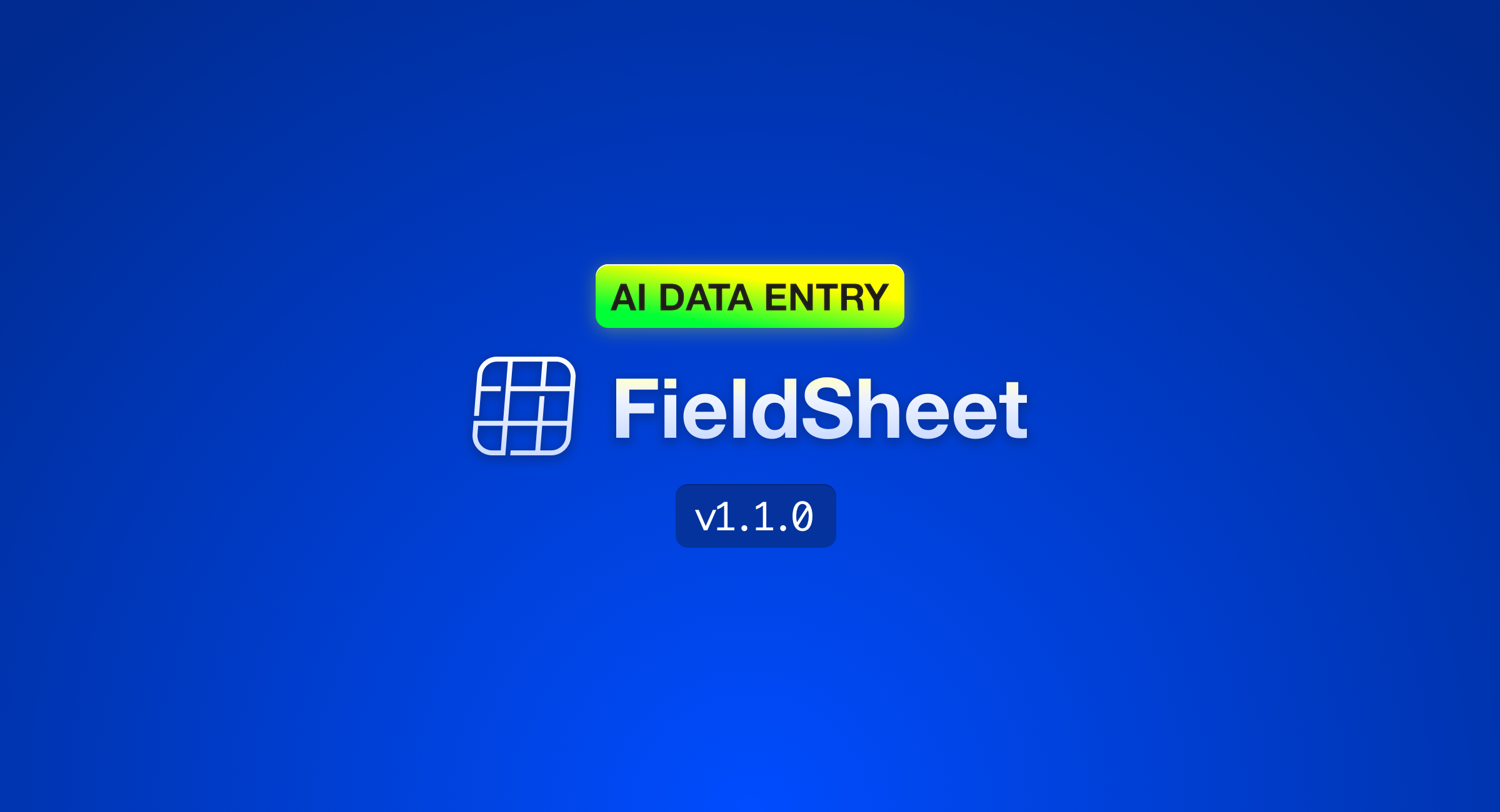 FieldSheet v1.1.0 Released